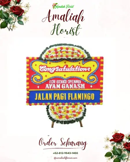 Sewa Papan Bunga Tanjung Kamuning